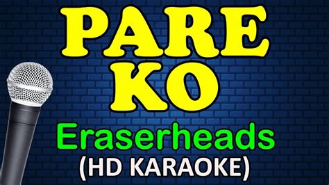 Pare Ko by Eraserheads Karaoke Major HD 10 (Minus One.